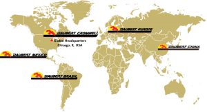 Daubert Cromwell global locations map