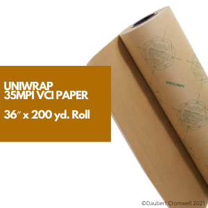 36 x 400 Yard 35 lb Heavy Duty VCI Paper Roll